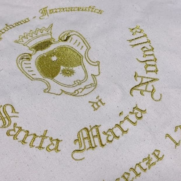 산타마리아노벨라 로고 에코백