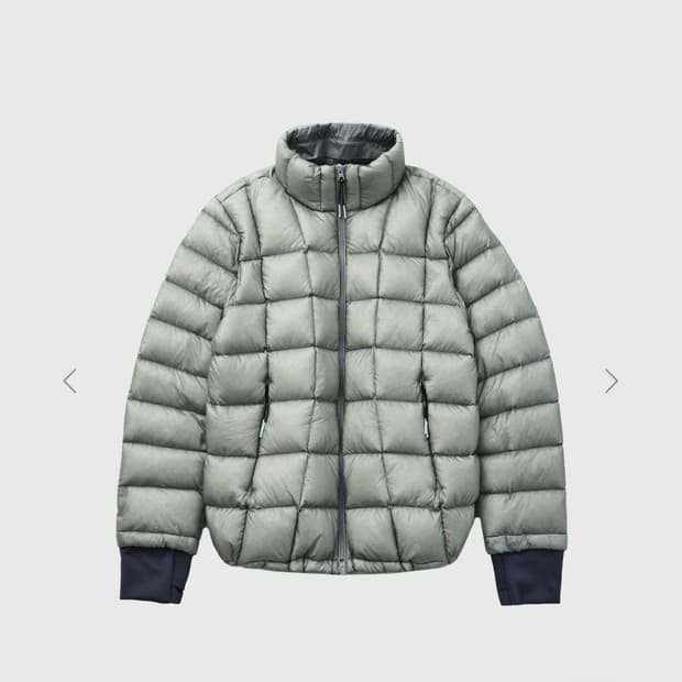 999휴머니티 라이트 그레이 경량패딩2사이즈