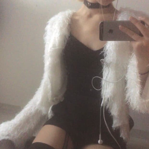 fur cardigan