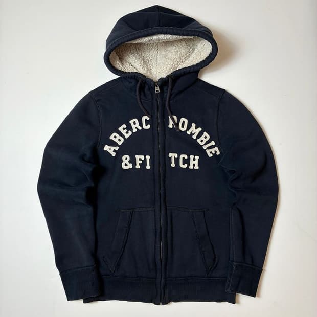 아베크롬비 00s Y2K 융털 후드 집업 PN8153