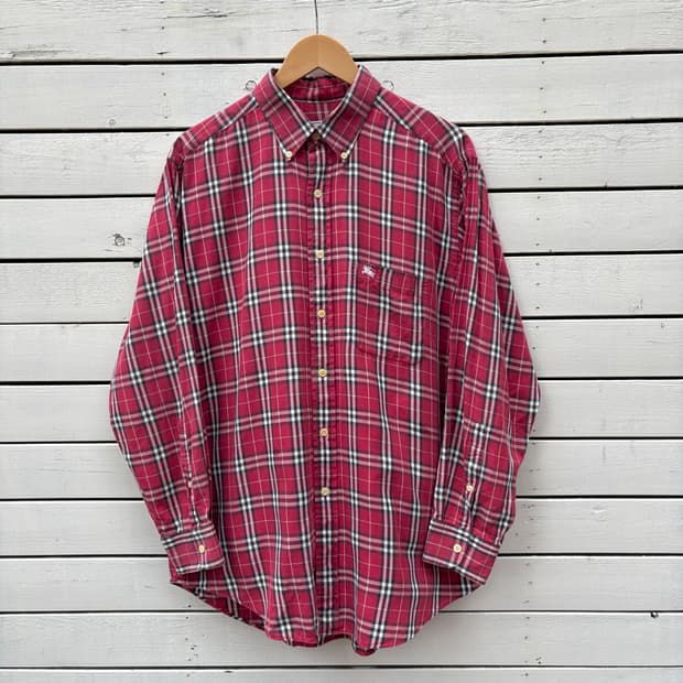 Burberry 90s 버버리 체크 셔츠