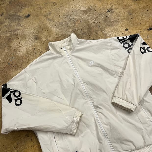 [정품/XL,105] 아디다스 암프린팅 로고 바람막이 b15