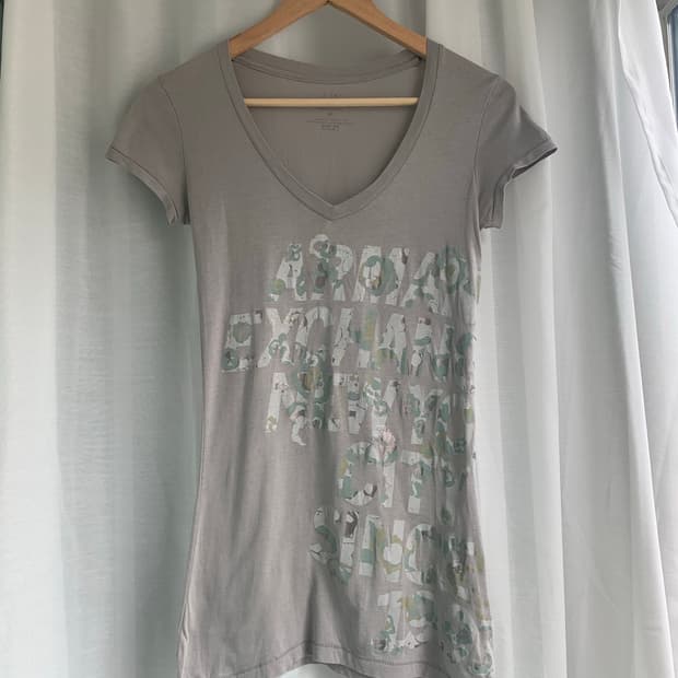 Armani exchange v-neck half t