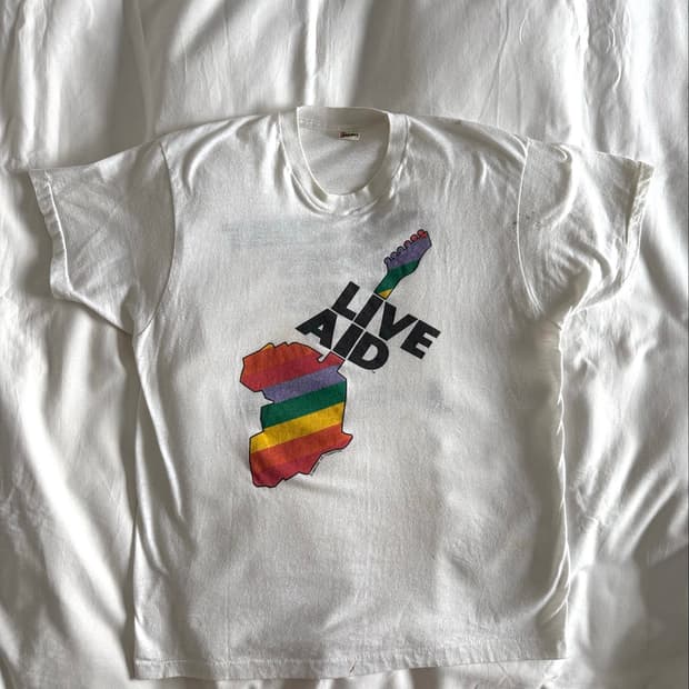 [XL] 80s Live aid 오리지널 티셔츠