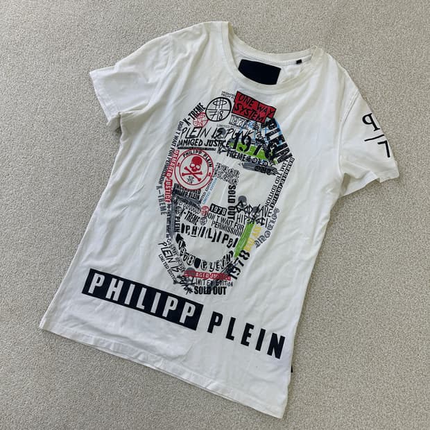 XXL 필립플레인 숫자 프린팅 반팔 0320D