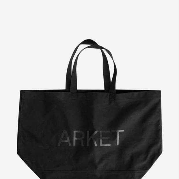 아르켓 캔버스 오버사이즈 토트백