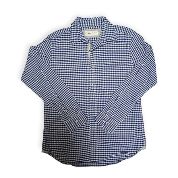 Allowed to unfold 깅엄 옥스포드 셔츠