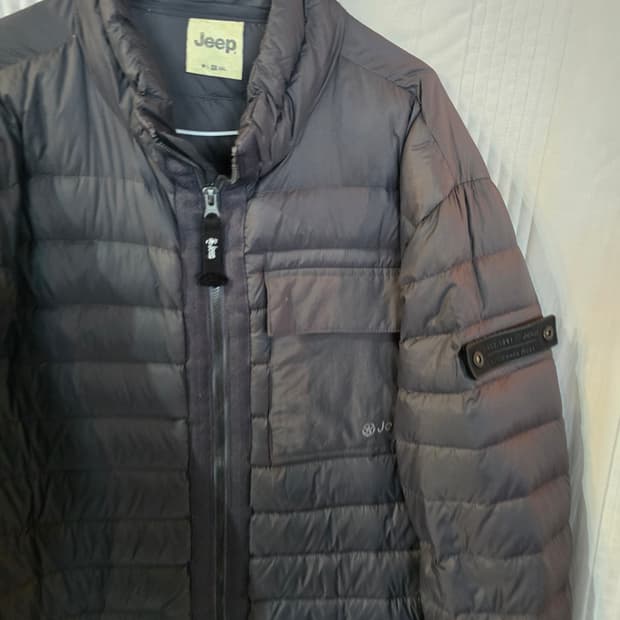 Jeep 지프 남성 오리털 경량패딩