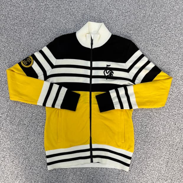 S 르꼬끄 방풍 배색 집업 저지 자켓 0303J