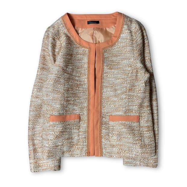 JPN 코랄 투포켓 트위드 자켓 L