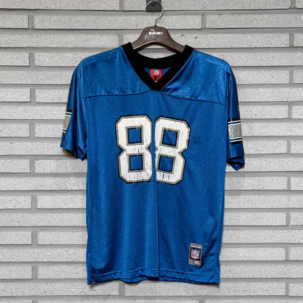 NFL 풋볼 유니폼 프린팅 디테일 블루