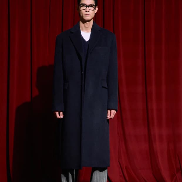 stu 네이비 코트 m