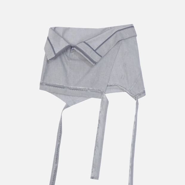 aesynctx FOLDED MINI SKIRT S