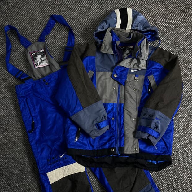 90s 나이키 올드스쿨 스키 자켓 & 팬츠 세트y 3133