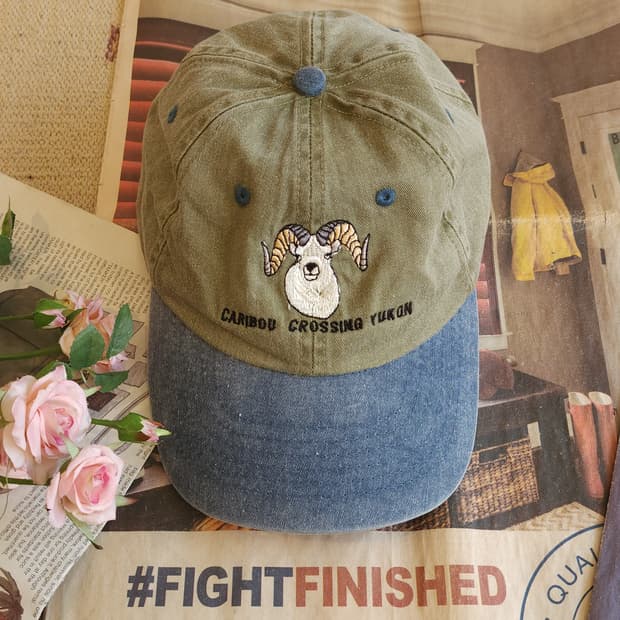 90s 빈티지 캡모자 애니멀 캡모자 트러커캡 미국 빈티지 산양