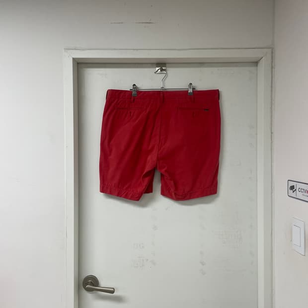 폴로 랄프로렌 치노 반바지 레드 38