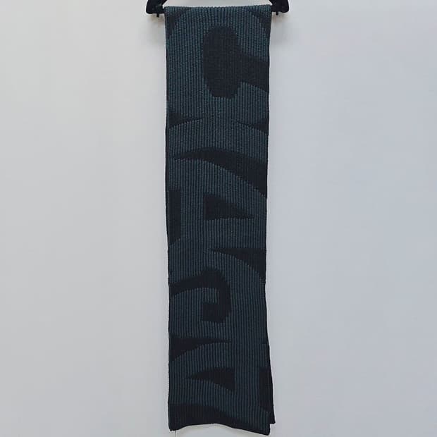 (새상품급) 발렌시아가 리버시블 프린트 울 머플러