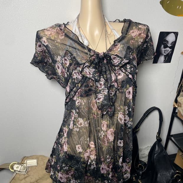 flower blouse 블라우스