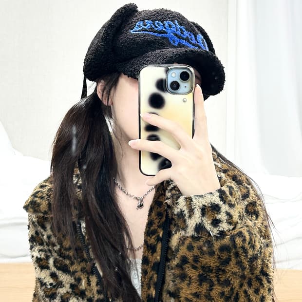 MLB LA다저스 블랙 뽀글이 트루퍼 햇