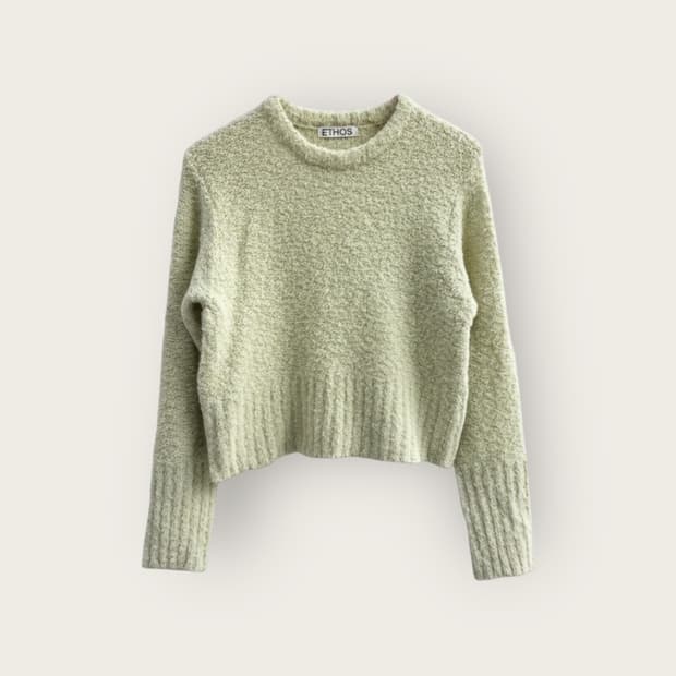 에토스 라운드 부클 니트