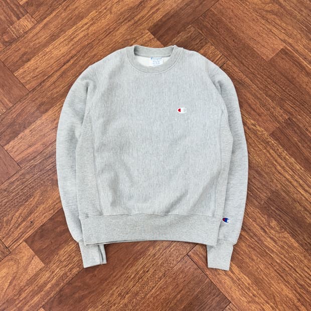 M 챔피온 블루택 리버스위브 라운드 맨투맨 