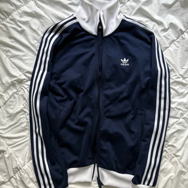 아디다스 클래식 베켄바우어 트랙탑 인디고