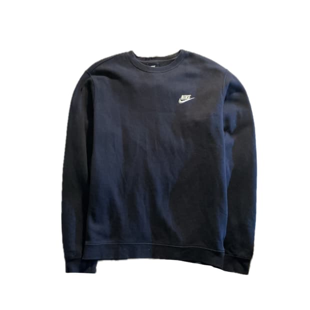 나이키 기모 네이비 맨투맨