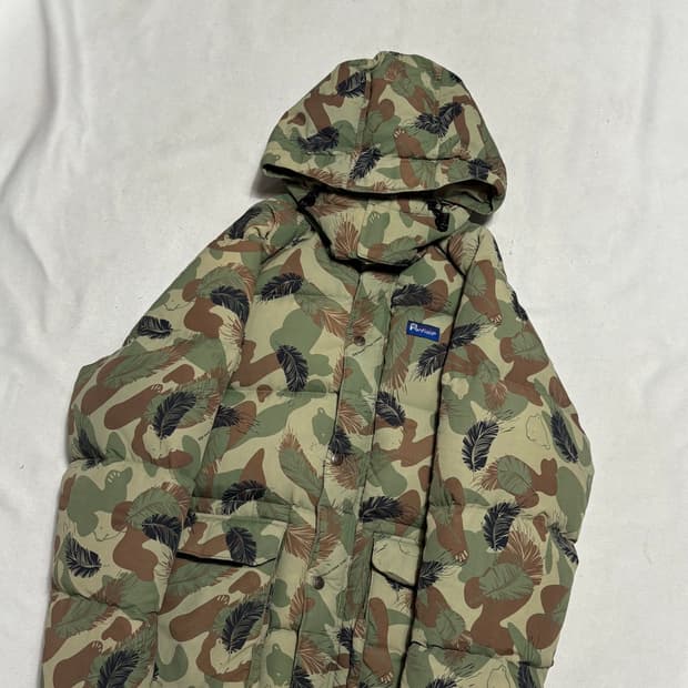 M 펜필드 USA 카모플라쥬 패턴 구스 다운 패딩