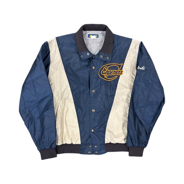 L) 빈티지 JPN SSK 네이비 베이스볼 팀 점퍼 OJ-048