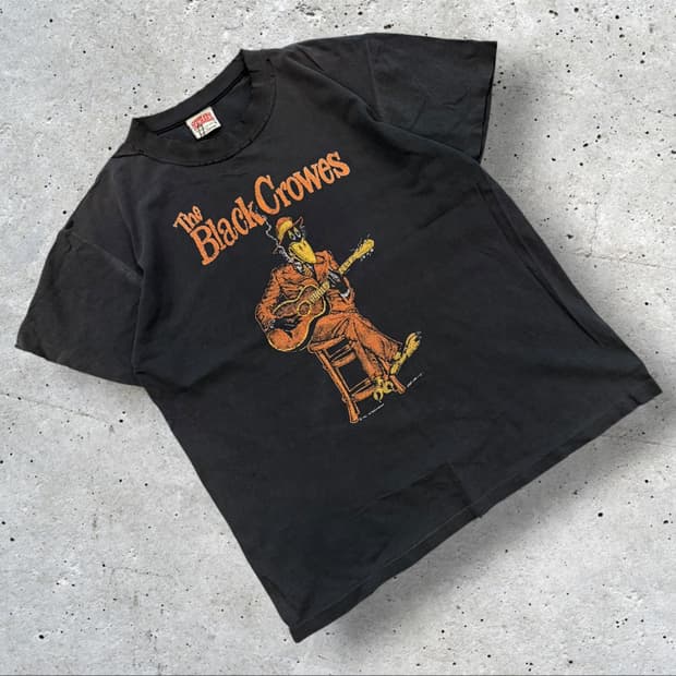 [XL] 90s 마이클 더 블랙 크로우즈 빈티지 반팔 티셔츠 D758