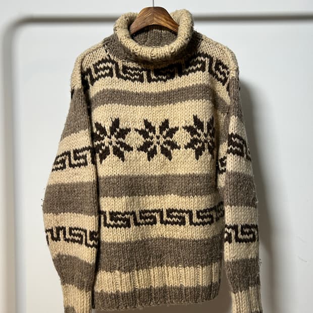 90s Polo  Hand Knit Sweater