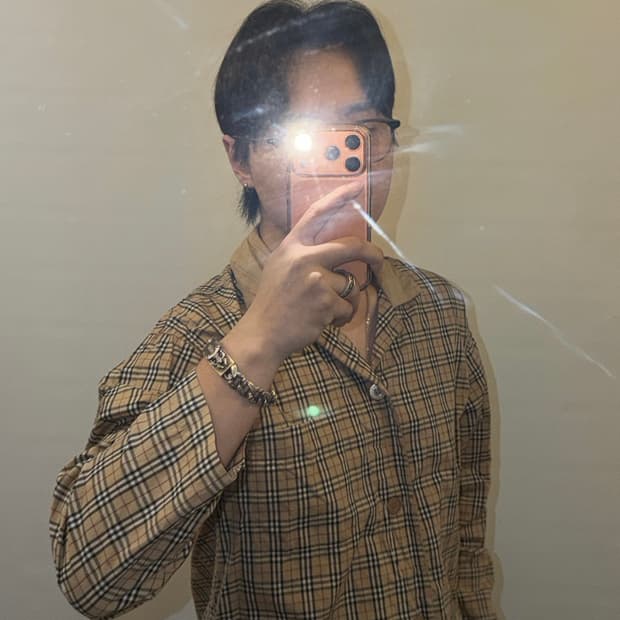 버버리 빈티지 체크 셔츠