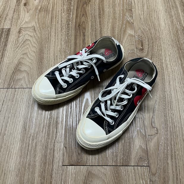 꼼데가르송 x 컨버스 척 70 로우 240