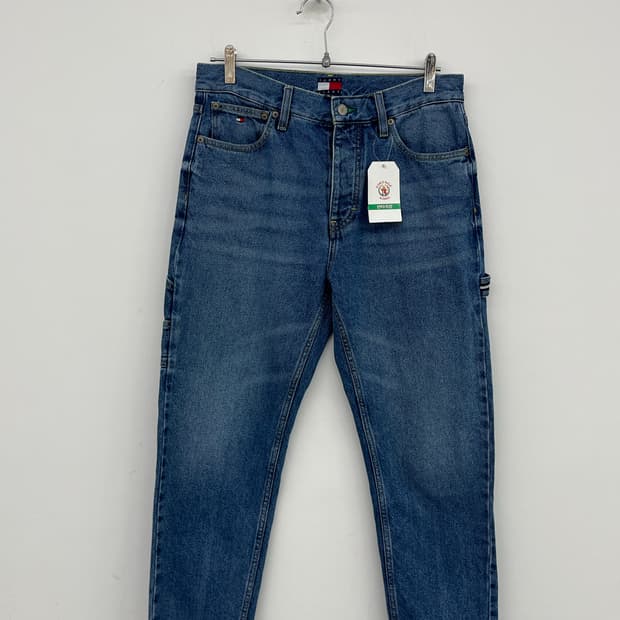 타미힐피거 데님 진청 바지