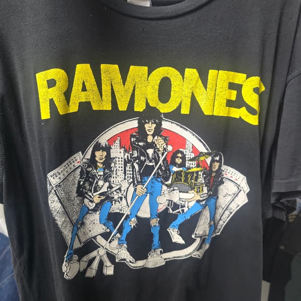 메이드원 ramones 양면 프린팅 xxl