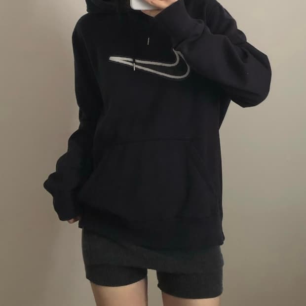 나이키 덤블 빅로고 후드티