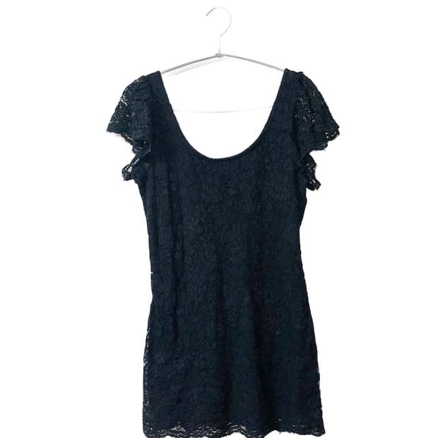 빈티지 레이스 미니 원피스