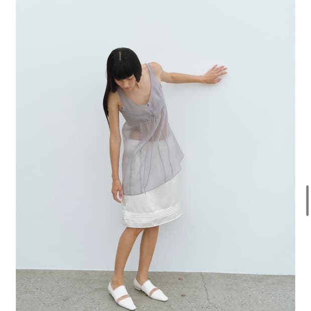 Sutto layered pintuck dress 수토 레이어드원피스