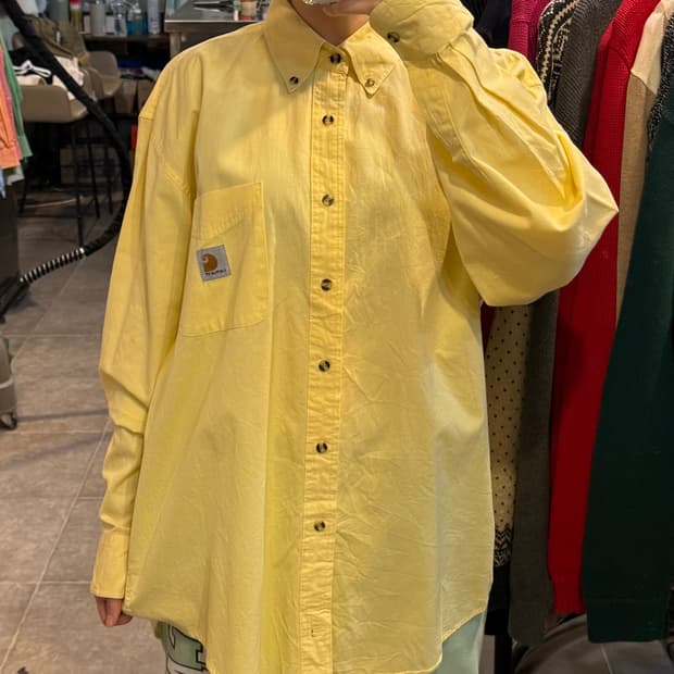 [NO.9] 칼하트 옐로우 긴팔셔츠