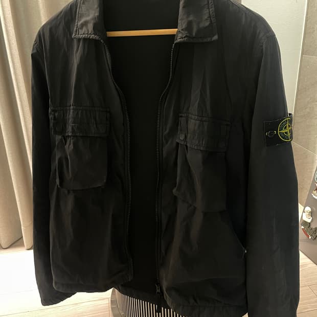 스톤아일랜드 나일론 오버셔츠 자켓 