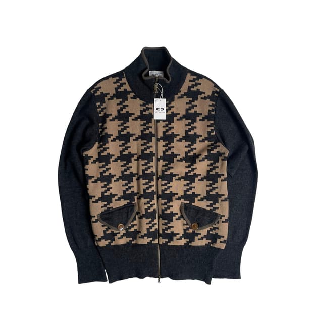 Vivienne westwood man 하운드투스 체크 집업 자켓
