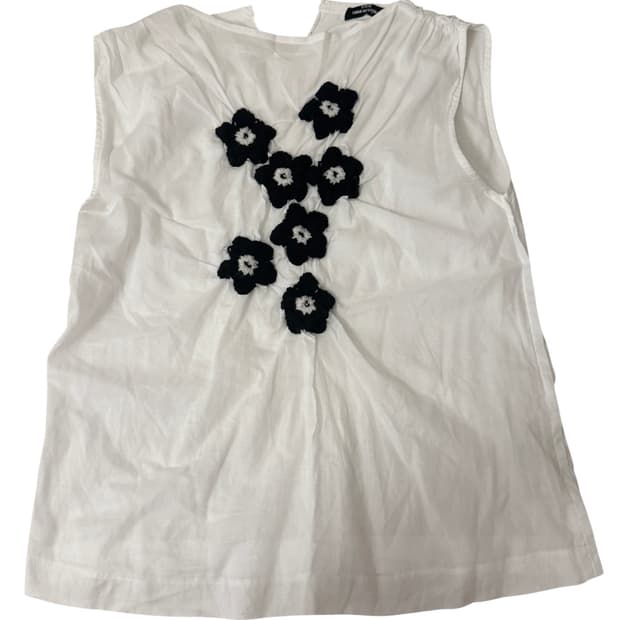 [Tricot COMME des GARÇONS] 코사지 슬리브리스
