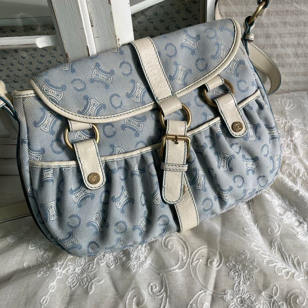 (유일매물)셀린느 데님 숄더백