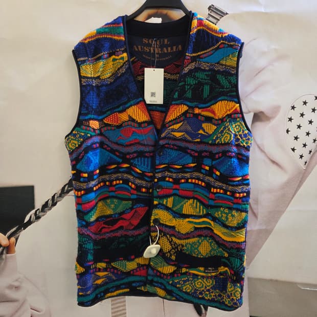 COOGI 쿠지 소울오브오스트레일리아 케이블니트조끼