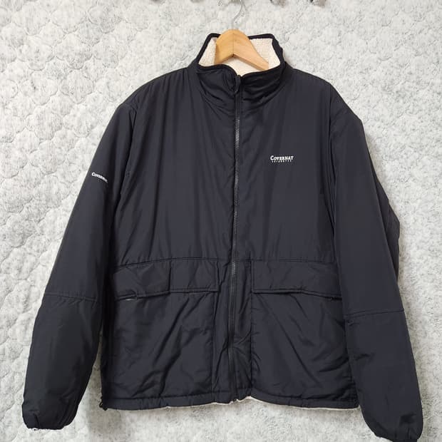 H383 [XL] 커버낫 양면 뽀글이 패딩 점퍼
