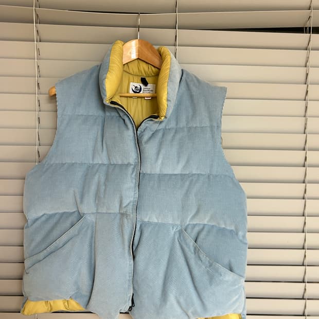 크레센트다운웍스 패딩베스트 xl