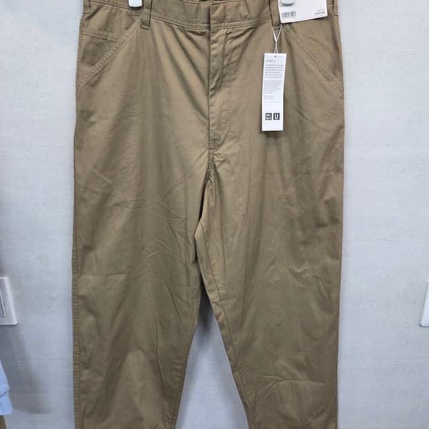 유니클로 u 와이드 치노팬츠 85 대략 33