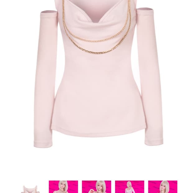 BABYMETALCLUB Shiny doll top (baby pink)