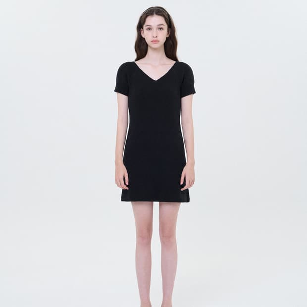 르베인 에블린 원피스 Evelyn V-Neck Knit Dress 