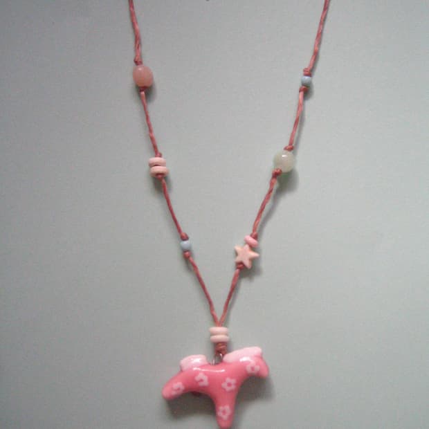 pink candy horse necklace 핑크 캔디 홀스 목걸이